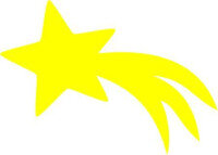collection shooting stars clipart 15